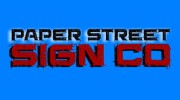 Paper Street Sign