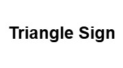 Triangle Sign